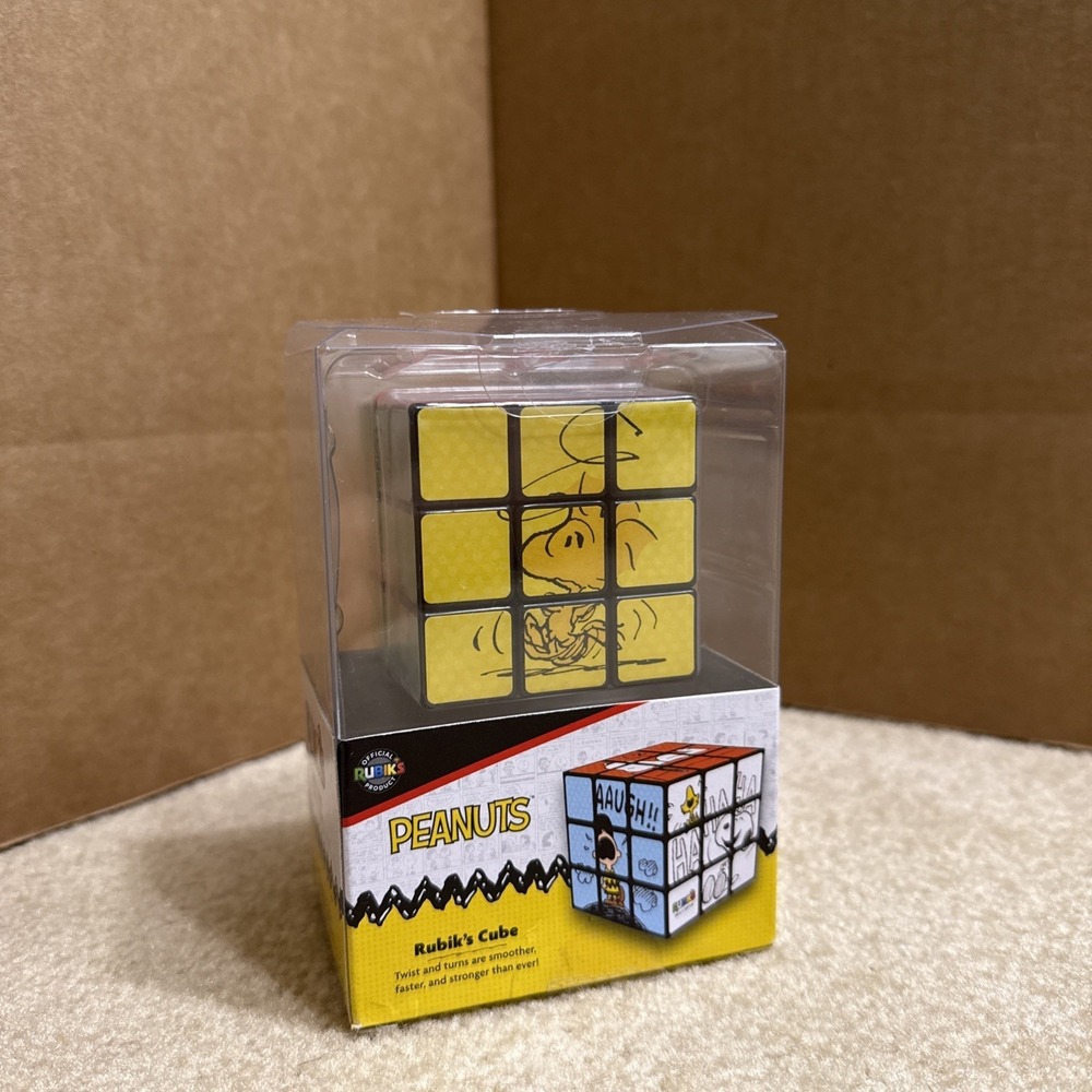 The Official Rubik's Cube PEANUTS Classic Moments Themed 3x3 Cube NEW - Picture 3 of 6